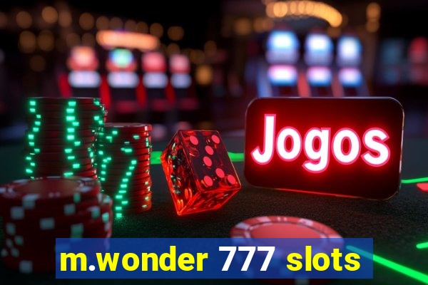 m.wonder 777 slots